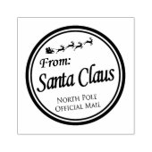 Santa Claus North Pole公式メールから ラバースタンプ (インプリント)