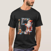 Santa Claus Number 5 Christmas Tree Snow  Tシャツ (正面)