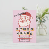 Santa Claus One night only Sign 招待状 (スタンド正面)