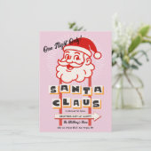 Santa Claus One night only Sign 招待状 (スタンド正面)