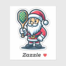 SANTA CLAUS - Pickleball Mascot Court Playerおもしろい