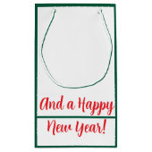 Santa Claus Pixelart Merry Christmas, Pixel Art  スモールペーパーバッグ (裏面)