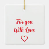 Santa Claus Pixelart, Pixel Art  セラミックオーナメント (裏面)