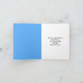 Santa Claus Playing Disc Golf カード (内部)