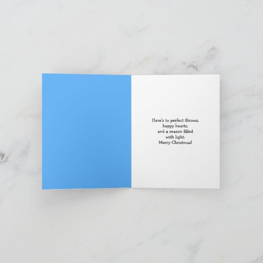 Santa Claus Playing Disc Golf カード (内部)