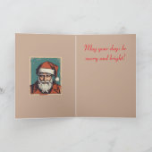 Santa Claus Portrait Pulp Culture Art カード (内部)