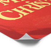 Santa Claus Preparing Christmas Gifts - Retro Art ポスター (角)