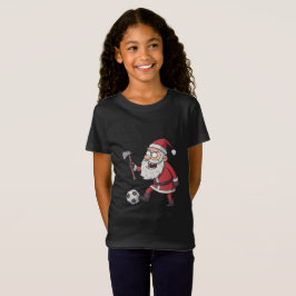 Santa Claus Rebel Footballer Tシャツ