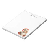 Santa Claus Retro Christmas ノートパッド (回転)