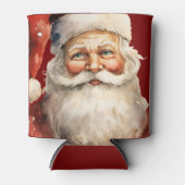 Santa Claus Retro Christmas 缶クーラー (正面)