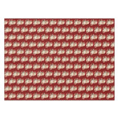 Santa Claus Retro Christmas Pattern テーブルクロス (正面(横))