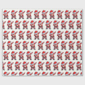 Santa Claus Salute ラッピングペーパー (フラット)