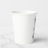 Santa Claus Skateboarding with Presents 紙コップ (右)