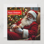 Santa Claus sleeping with wishes SqFC シーズンカード (正面)