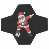 Santa Claus Soccer Dabbing Santa Gift Christmas サッカーボール (フラット)