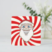 Santa Claus Starburst Screwball Graphics Flat Card (スタンド正面)