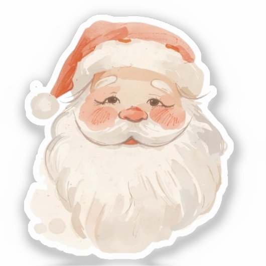 Santa Claus Sticker  シール (正面)