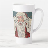 Santa Claus Surprised カフェラテマグ (右)