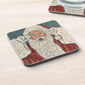 Santa Claus Surprised コースター (左側)