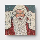 Santa Claus Surprised フォトプラーク (正面)