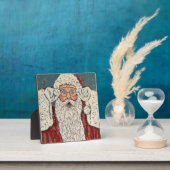 Santa Claus Surprised フォトプラーク (インサイチュ)