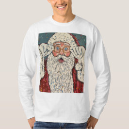 Santa Claus Surprised Tシャツ