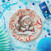 Santa Claus Thinking As He Fell ペーパープレート (パーティー)