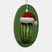 Santa Claus Watermelon セラミックオーナメント (右)