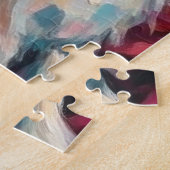 Santa Claus West Highland White Terrier Christmas ジグソーパズル (側面)