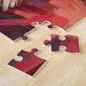 Santa Claus Wirehaired Pointing Griffon Christmas ジグソーパズル (側面)