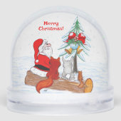 Santa Claus with Rabbit Fox and Squirrel (裏面)