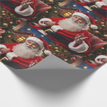 Santa Clauseは笑顔で手を振る