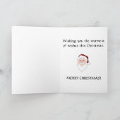 Santa ClauseカードChristmas Greeting Card シーズンカード (内部)
