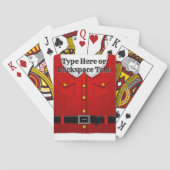 Santa Clauseトランプパーソナライズされたカード トランプ (裏面)