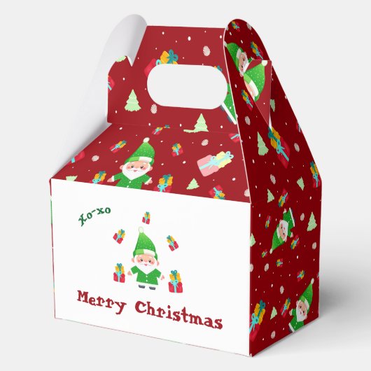 Santa Clauseパターン フェイバーボックス (正面)