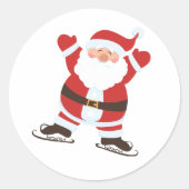 Santa Clause ラウンドシール (正面)