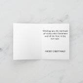 Santa Clause Cards Christmas Greetings Card シーズンカード (内部)
