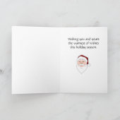 Santa Clause Cards Christmas Greetings Card シーズンカード (内部)
