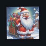 Santa Clause Christmas Happy New Year アクリルトレー<br><div class="desc">デジタルコンピュータアニマルアート – カレッポップ・アートのジアート – Santa Clauseコンピュータイメージ</div>