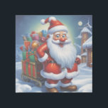 Santa Clause Christmas Happy New Year ギャラリーラップ<br><div class="desc">デジタルコンピュータアニマルアート – カレッポップ・アートのジアート – Santa Clauseコンピュータイメージ</div>