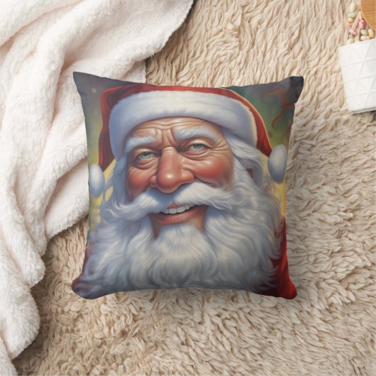 Santa Clause Christmas Happy New Year クッション (ブランケット)