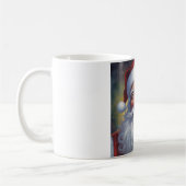 Santa Clause Christmas Happy New Year コーヒーマグカップ (左)