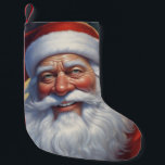 Santa Clause Christmas Happy New Year スモールクリスマスストッキング<br><div class="desc">デジタルコンピュータアニマルアート – カレッポップ・アートのジアート – Santa Clauseコンピュータイメージ</div>