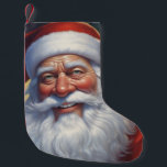 Santa Clause Christmas Happy New Year スモールクリスマスストッキング<br><div class="desc">デジタルコンピュータアニマルアート – カレッポップ・アートのジアート – Santa Clauseコンピュータイメージ</div>