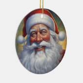 Santa Clause Christmas Happy New Year セラミックオーナメント (右)