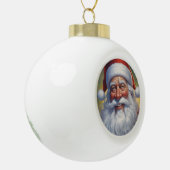 Santa Clause Christmas Happy New Year セラミックボールオーナメント (左)