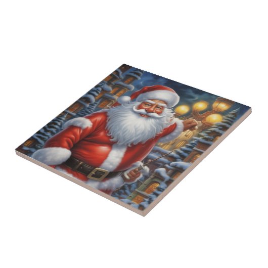 Santa Clause Christmas Happy New Year タイル (側面)