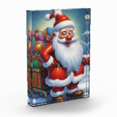 Santa Clause Christmas Happy New Year フォトブロック (左)