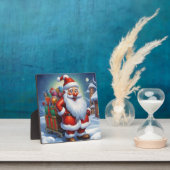 Santa Clause Christmas Happy New Year フォトプラーク (インサイチュ)