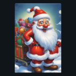 Santa Clause Christmas Happy New Year フォトプリント<br><div class="desc">デジタルコンピュータアニマルアート – カレッポップ・アートのジアート – Santa Clauseコンピュータイメージ</div>